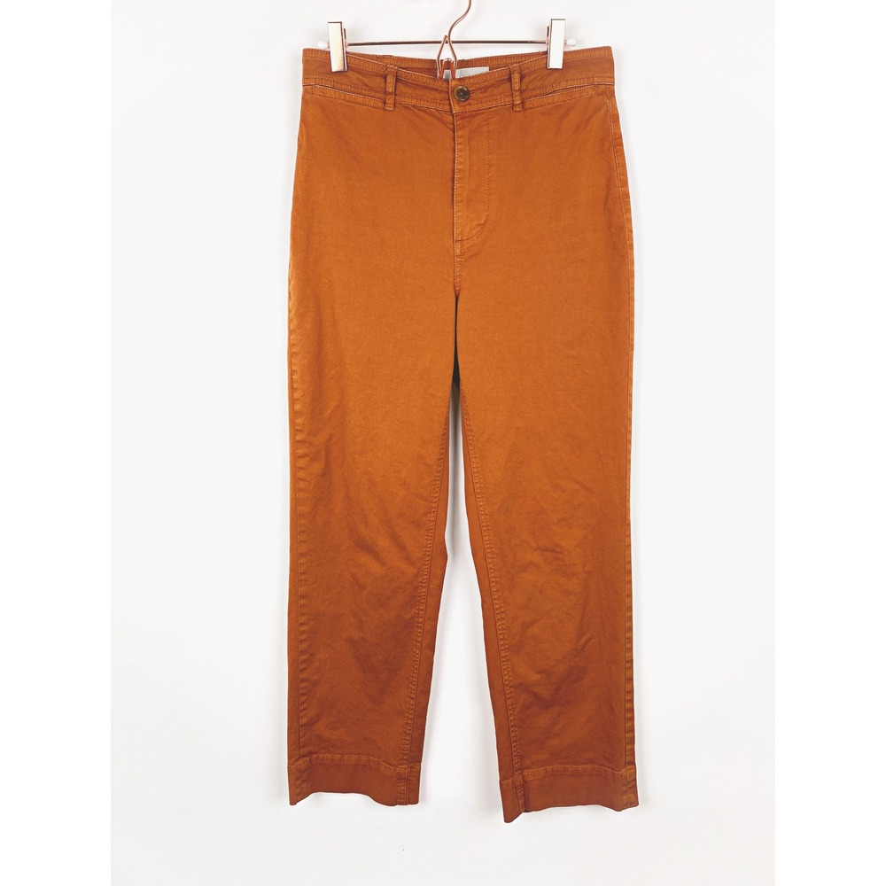 Everlane Straight Leg High Rise Crop Pants 4